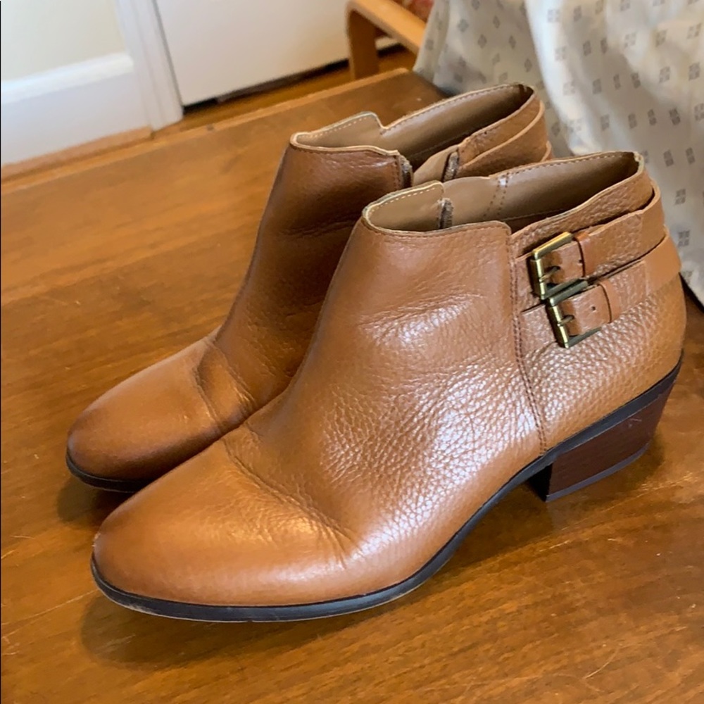 Sam Edelman tan leather booties
